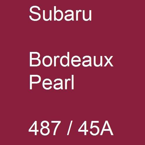 Subaru, Bordeaux Pearl, 487 / 45A.